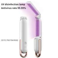 UV disinfection lamp handheld portable mini uv-c sterilization bactericidal germicidal disinfection led light uv lamp